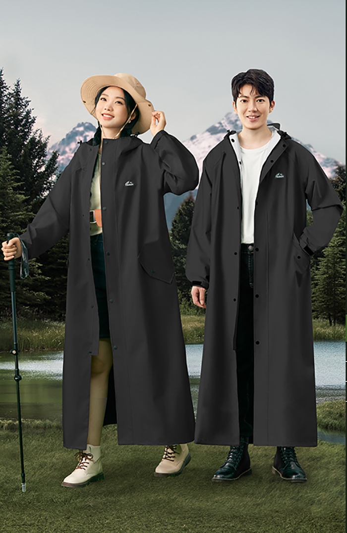 [cycling model] phantom black-[adjustable rain hat   upgraded pongee material]