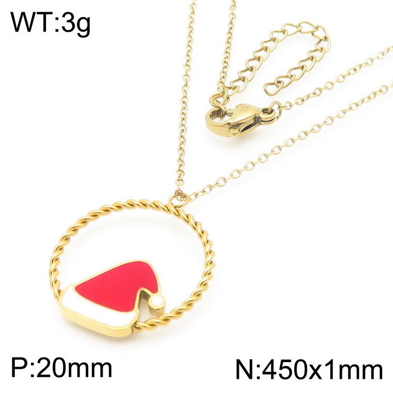 3:Gold necklace kn290929-gc