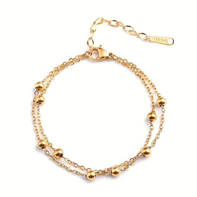 3 Gold bracelet