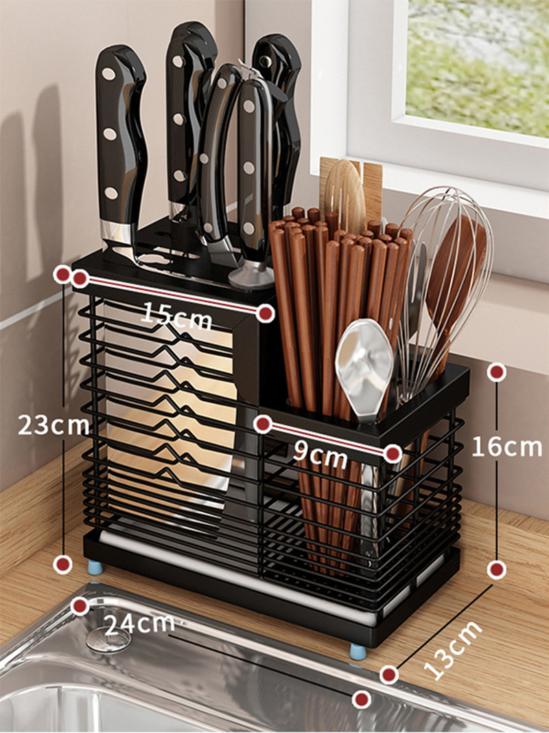 Stainless steel black countertop model