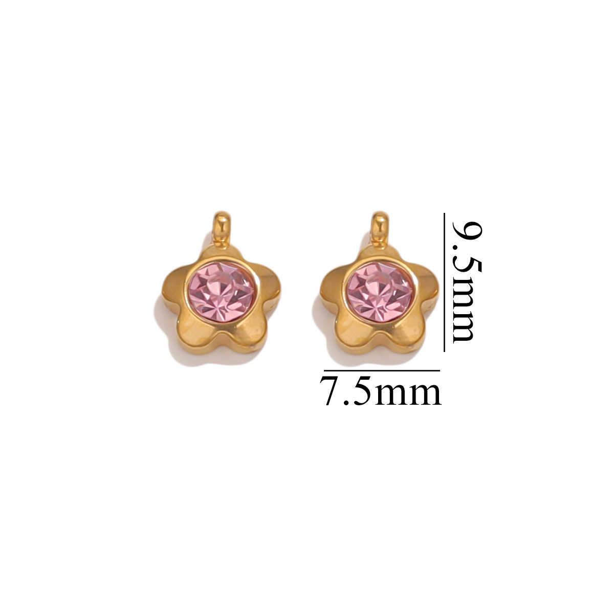 Five-leaf flower-pink