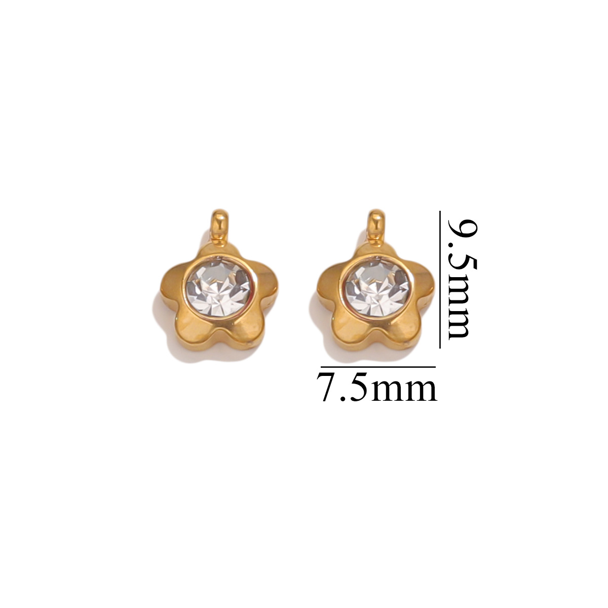 Five-leaf flower-white