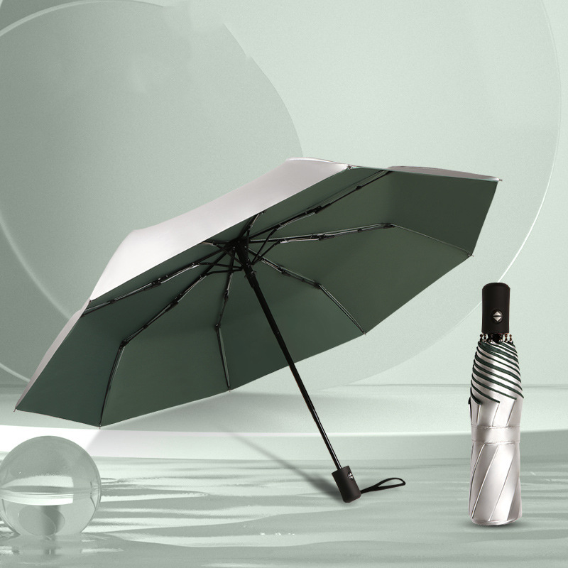 Automatic Titanium Silver-Dark Green