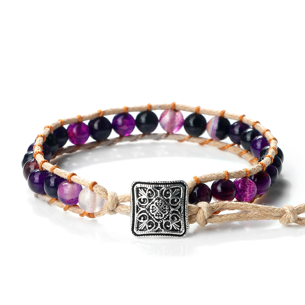 23:Purple agate-Round