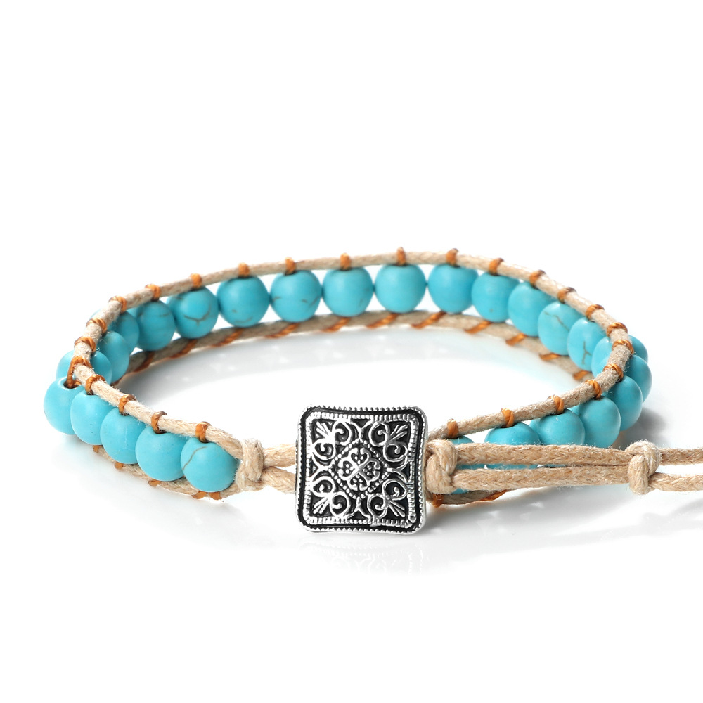 24:Light blue turquoise-Round