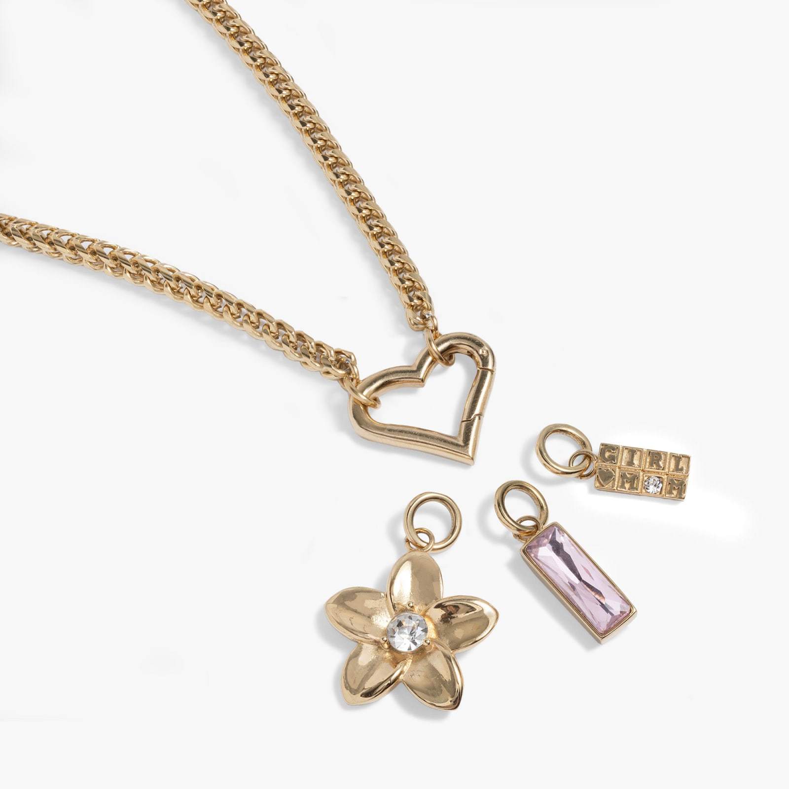 2:Love gold individual necklace
