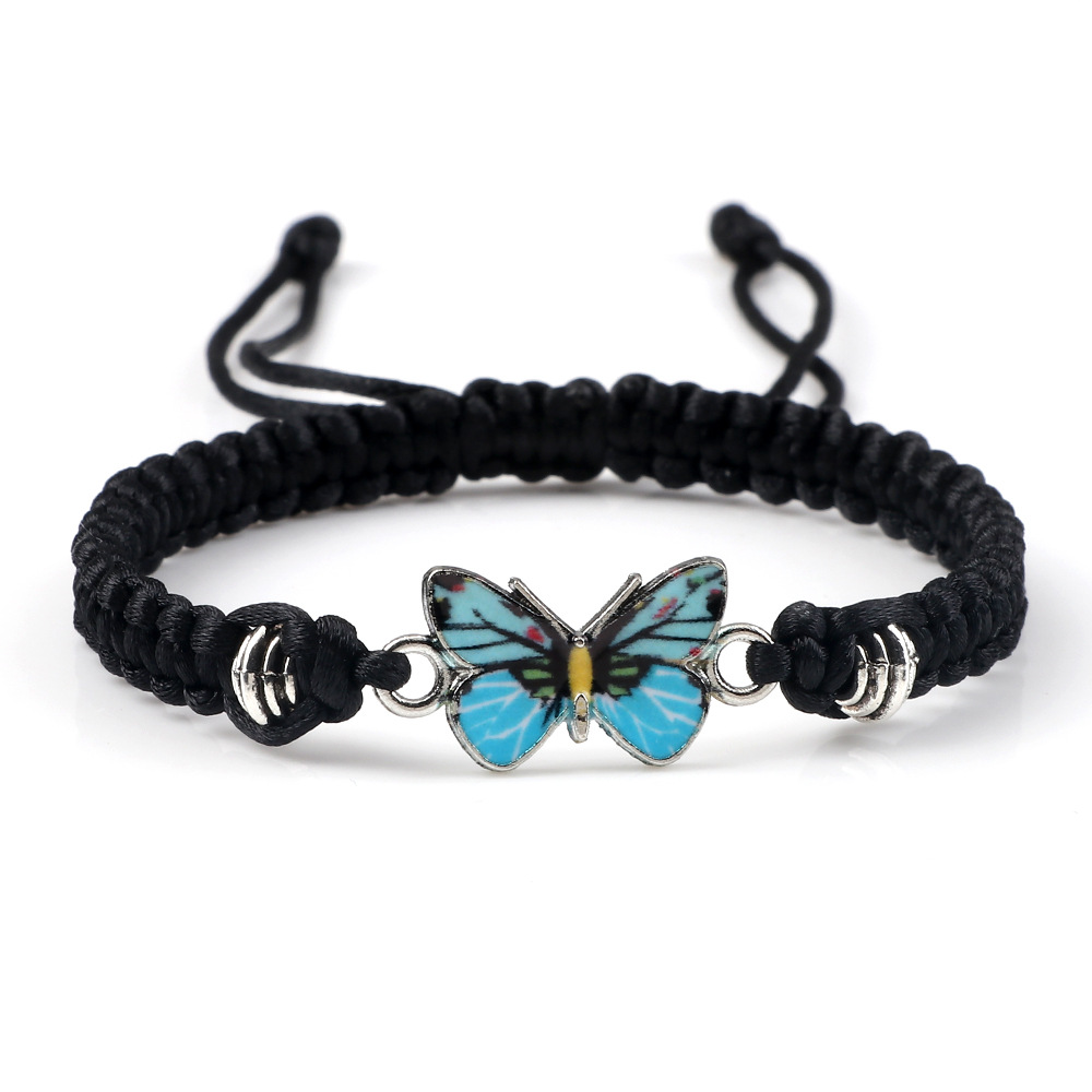 16:Black Line Blue Butterfly
