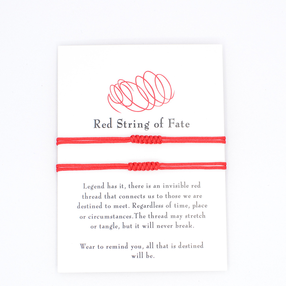 2:Red snake knot two/card