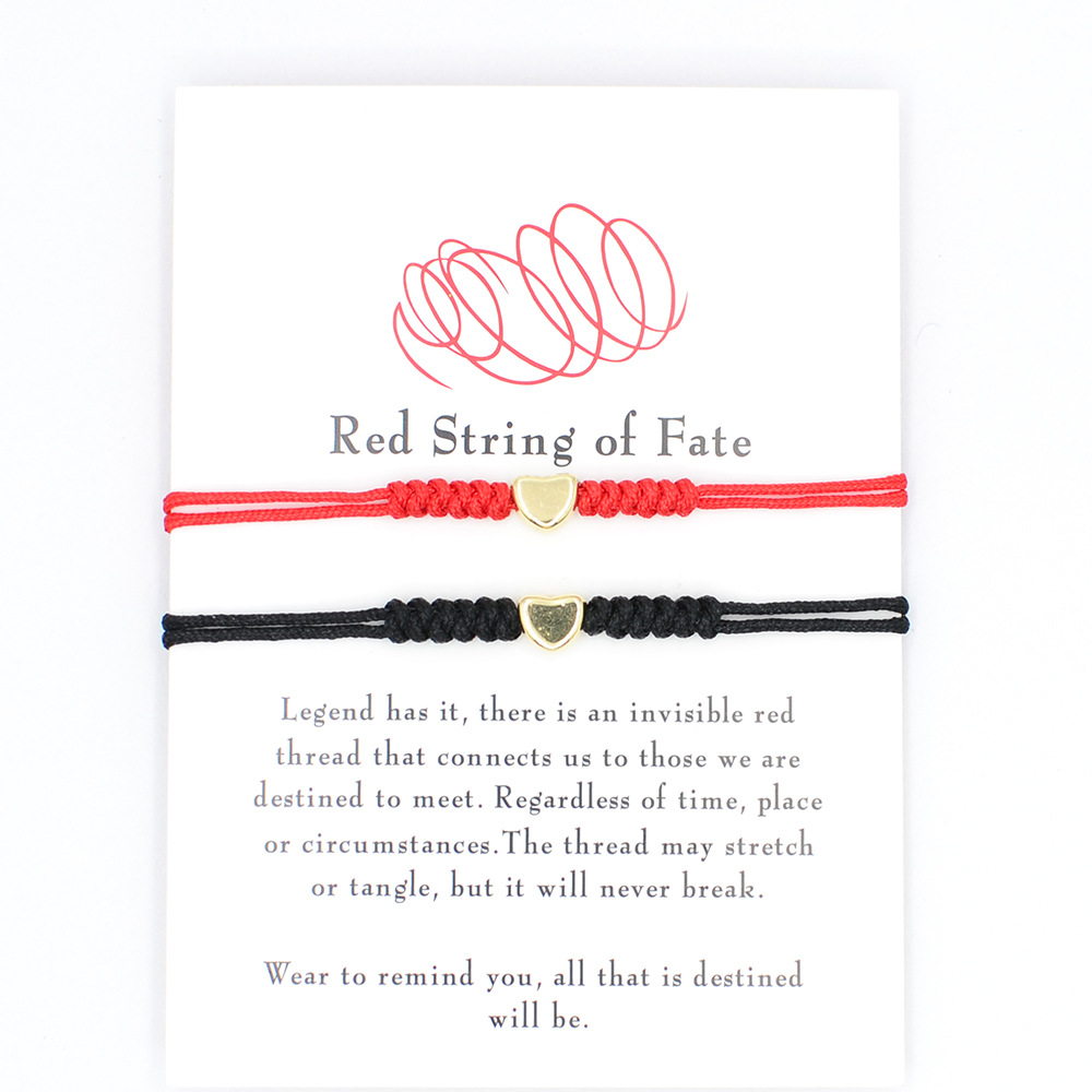 10:Red Black love pair/card