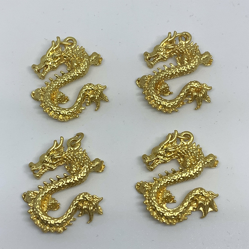 1:Dragon pendant (ancient gold) 30mm * 24m