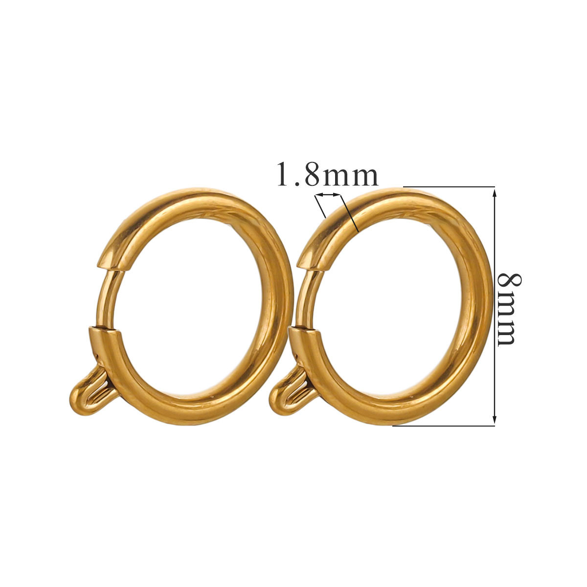 10:Gold 8mm