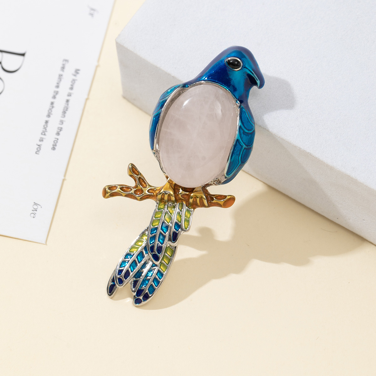 14:C10427-14 pink quartz stone