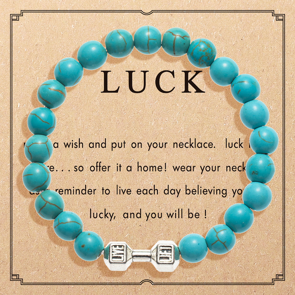 11:2432 Blue Turquoise Card