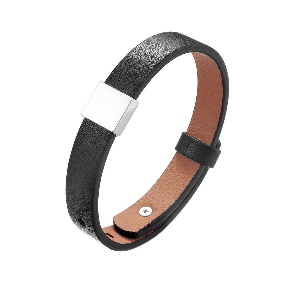 1:Black Leather (Silver)