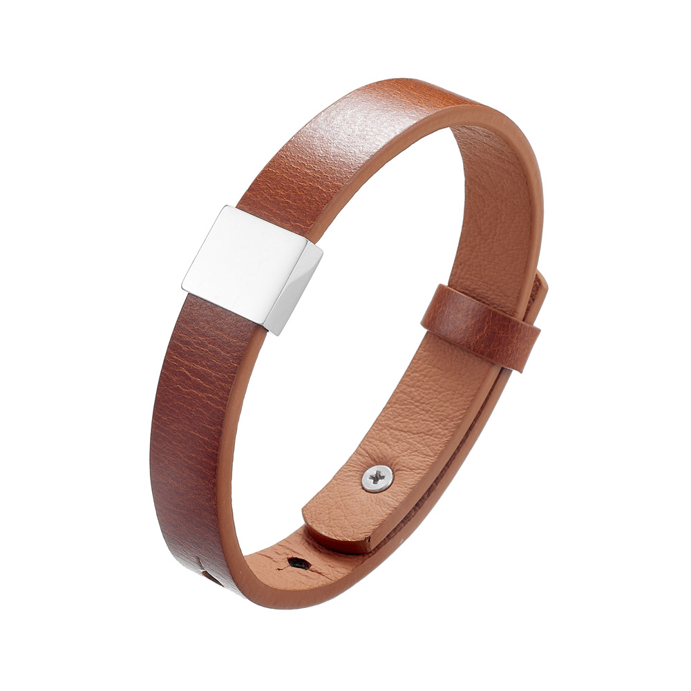 2:Light Brown Leather (Silver)