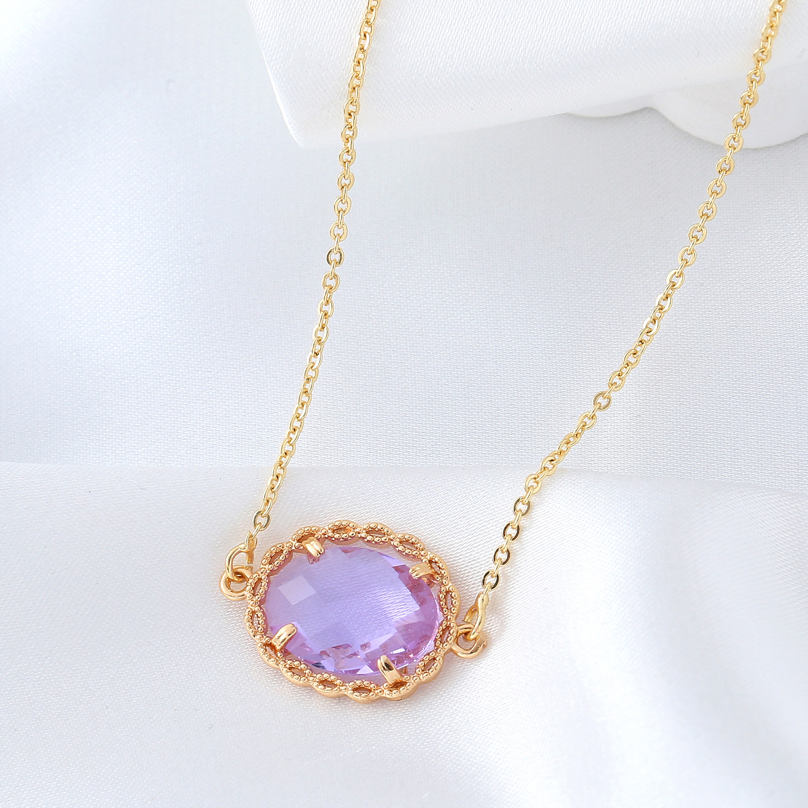 Purple naa01-5 Necklace