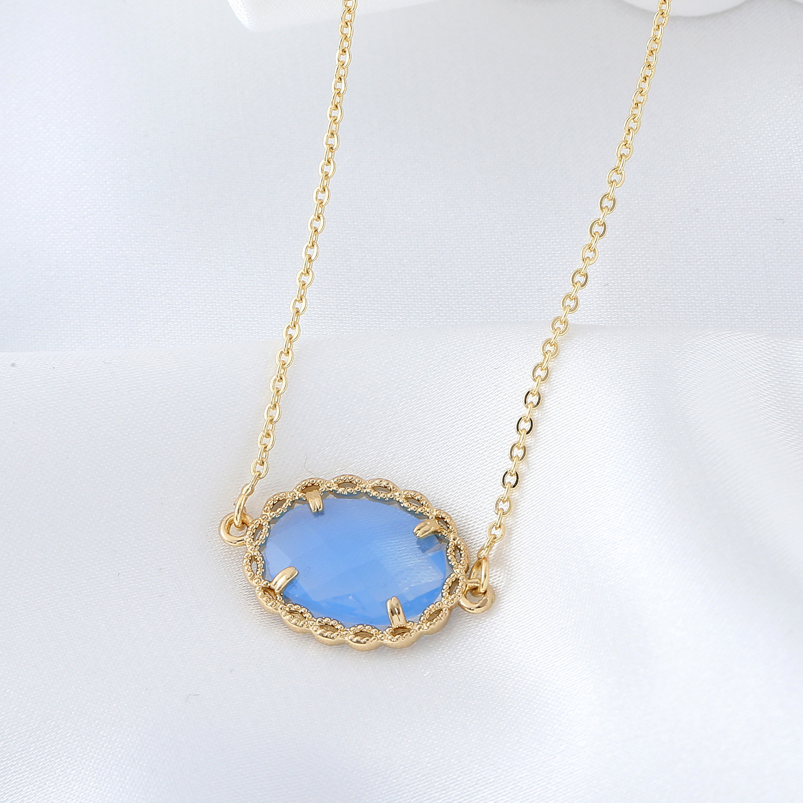Blue purple naa01-8 Necklace