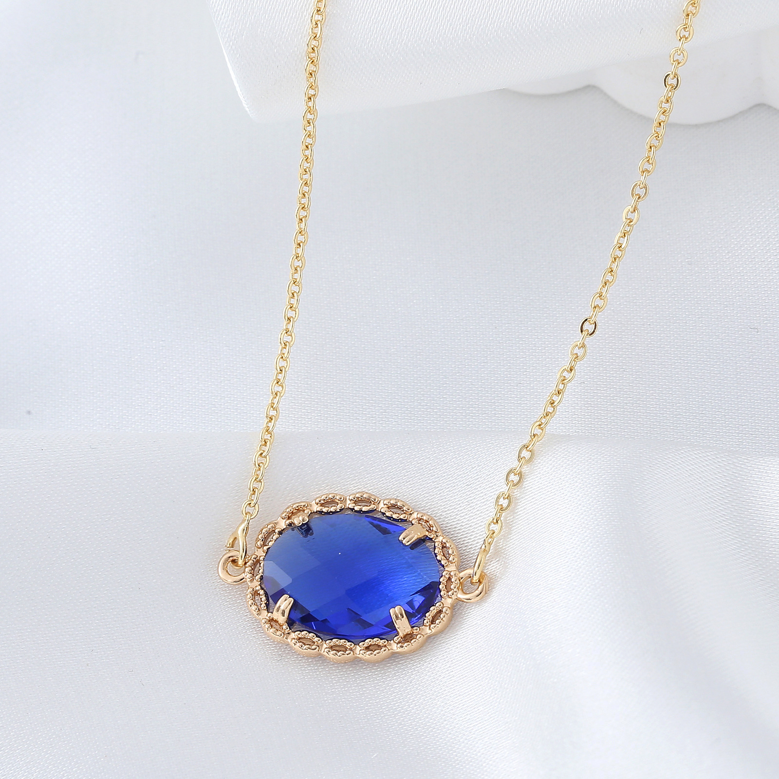 Dark blue naa01-9 Necklace