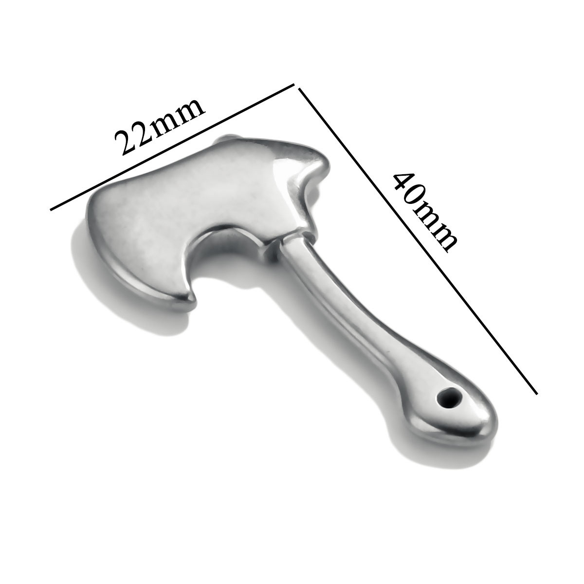 Steel colored Axe head