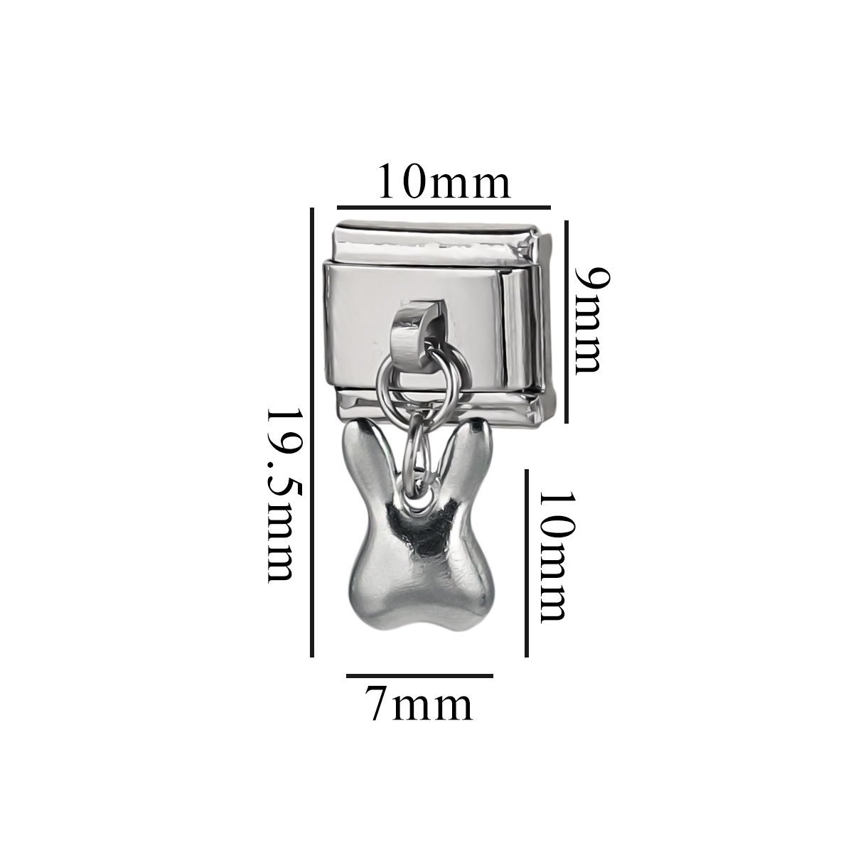 11:Steel color-rabbit head