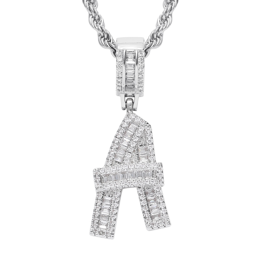 2:A (silver) + 60cm twist chain