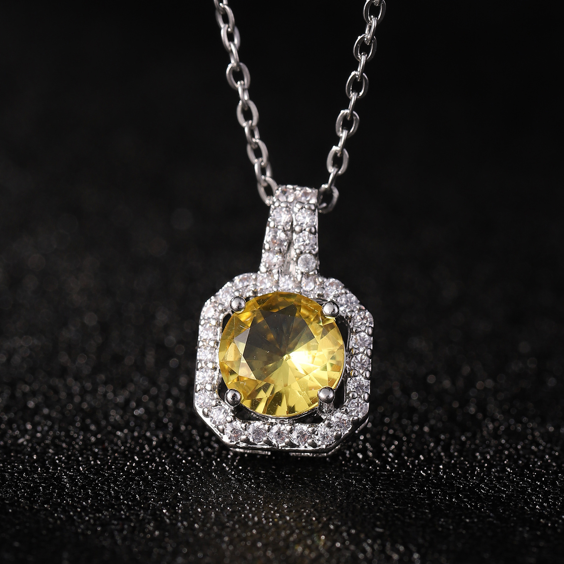 4:Golden yellow (single pendant)