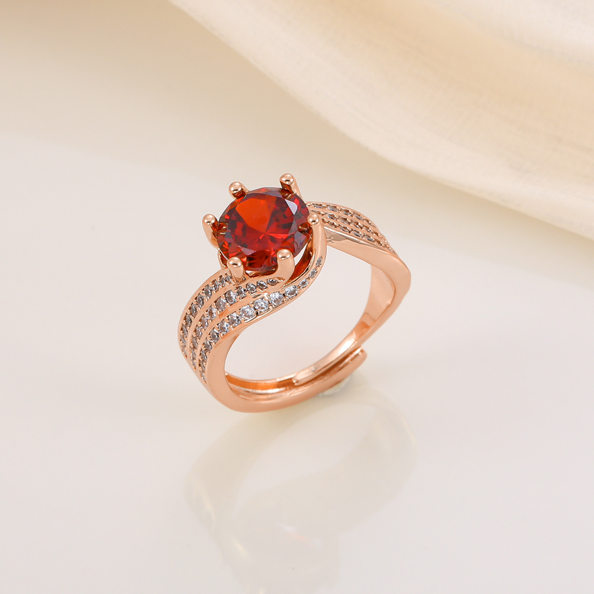 8:Rose Gold Ruby