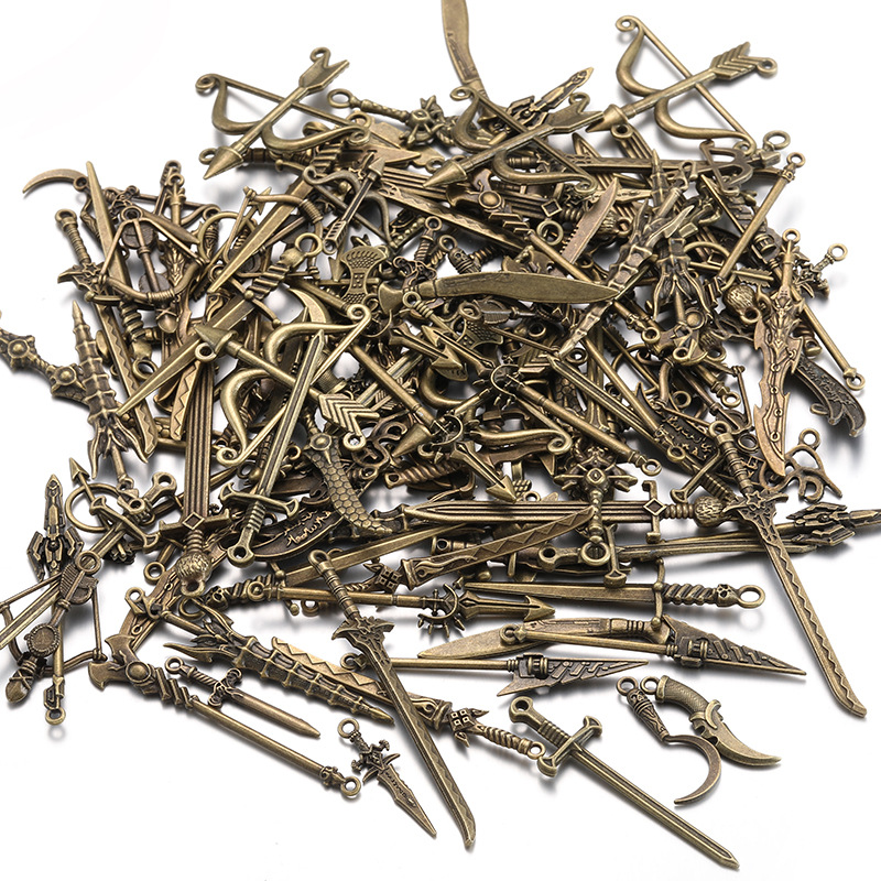 Ancient green randomly mixed 40 pieces