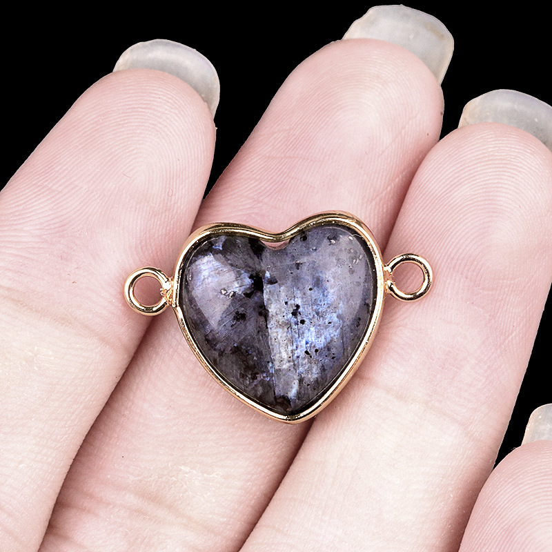 3:Black glitter double hanging (gold)