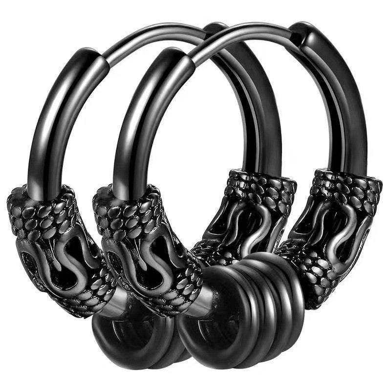 2:Black Dragon pattern five rings (single)