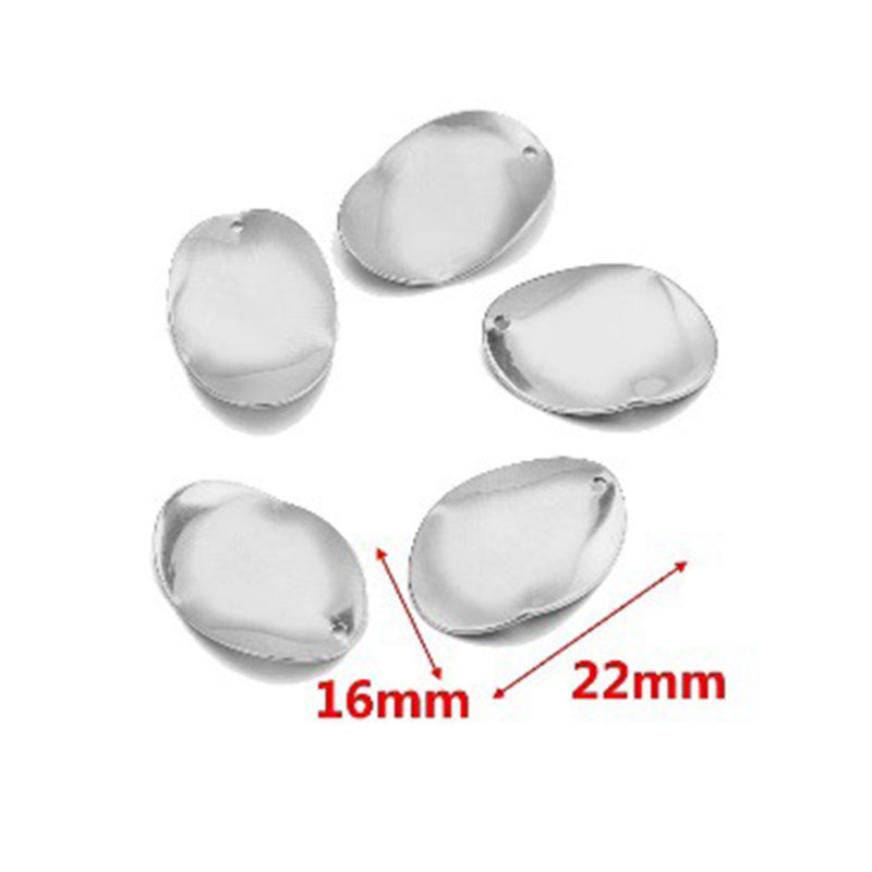 7:Steel color oval