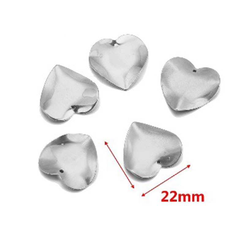 8:Steel color heart