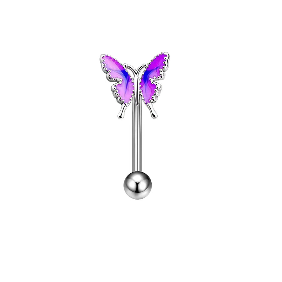 4:Dripping butterfly-purple