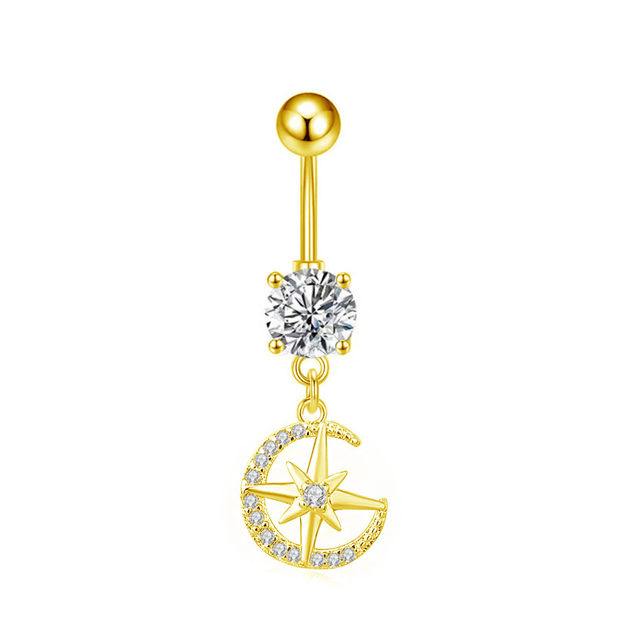 10:Moon Eight Mans Star-Gold