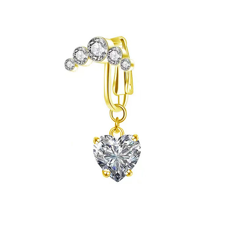 11:Gold-5 Cup heart shape