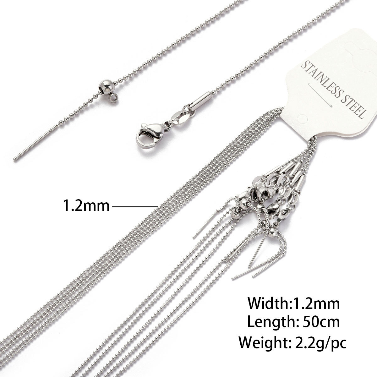 3:1.2mm ball universal chain