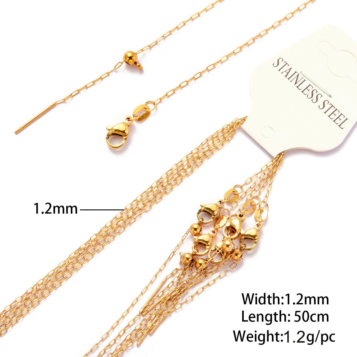 6:03 long cross universal chain 50 long gold