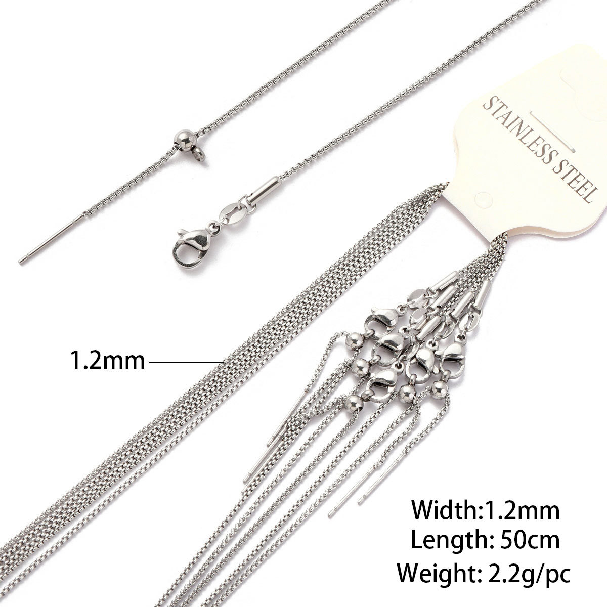 9:1.2 square pearl universal chain