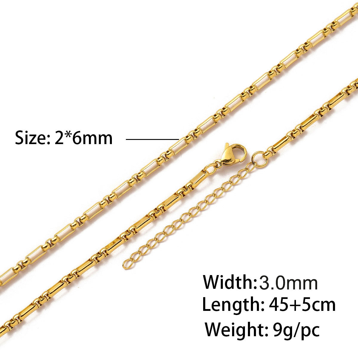 12:3.0 square pearl 3 to 1 gold 45 and 5cm