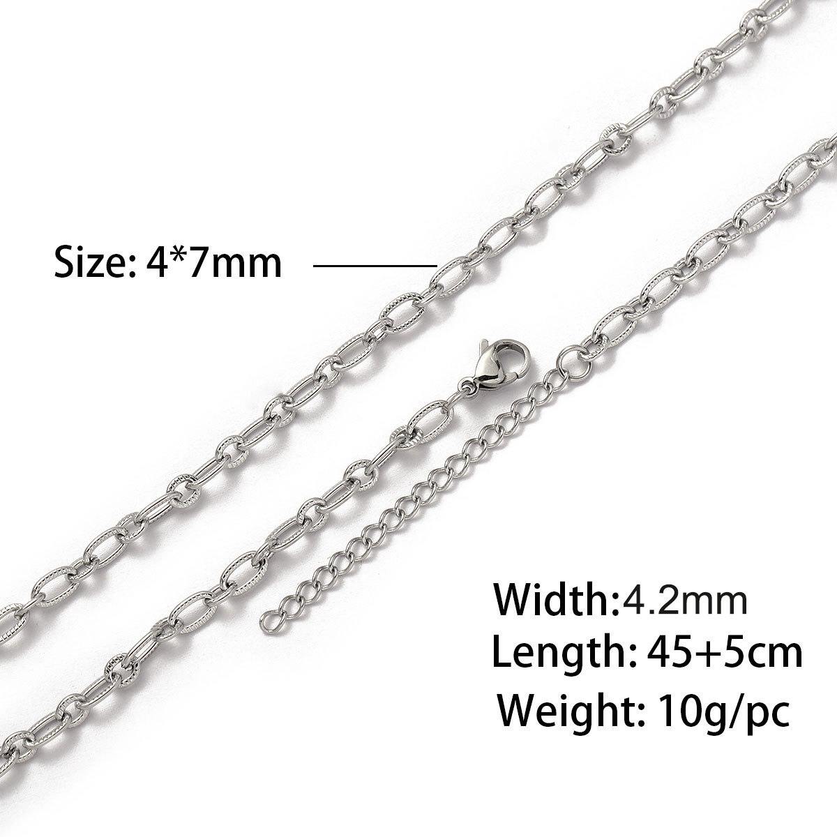 17:1.0 embossed 1:1 steel color 45 and 5cm