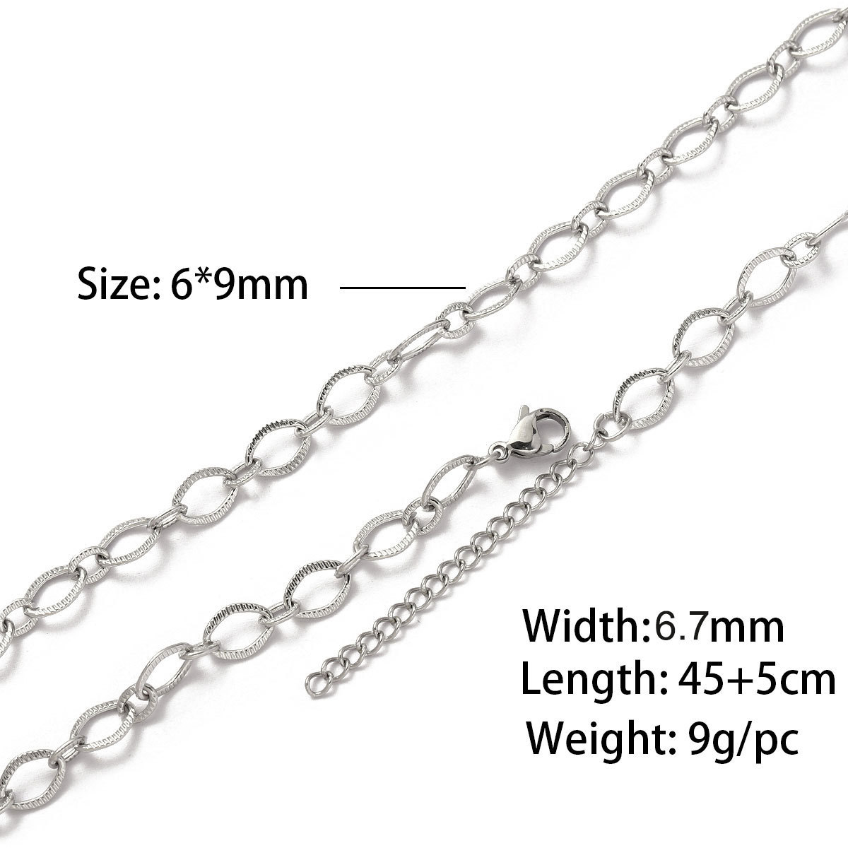 1.0 cat eye cross embossed 45 5cm