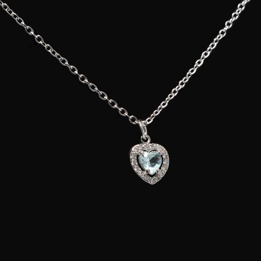 3:Blue Diamond Necklace