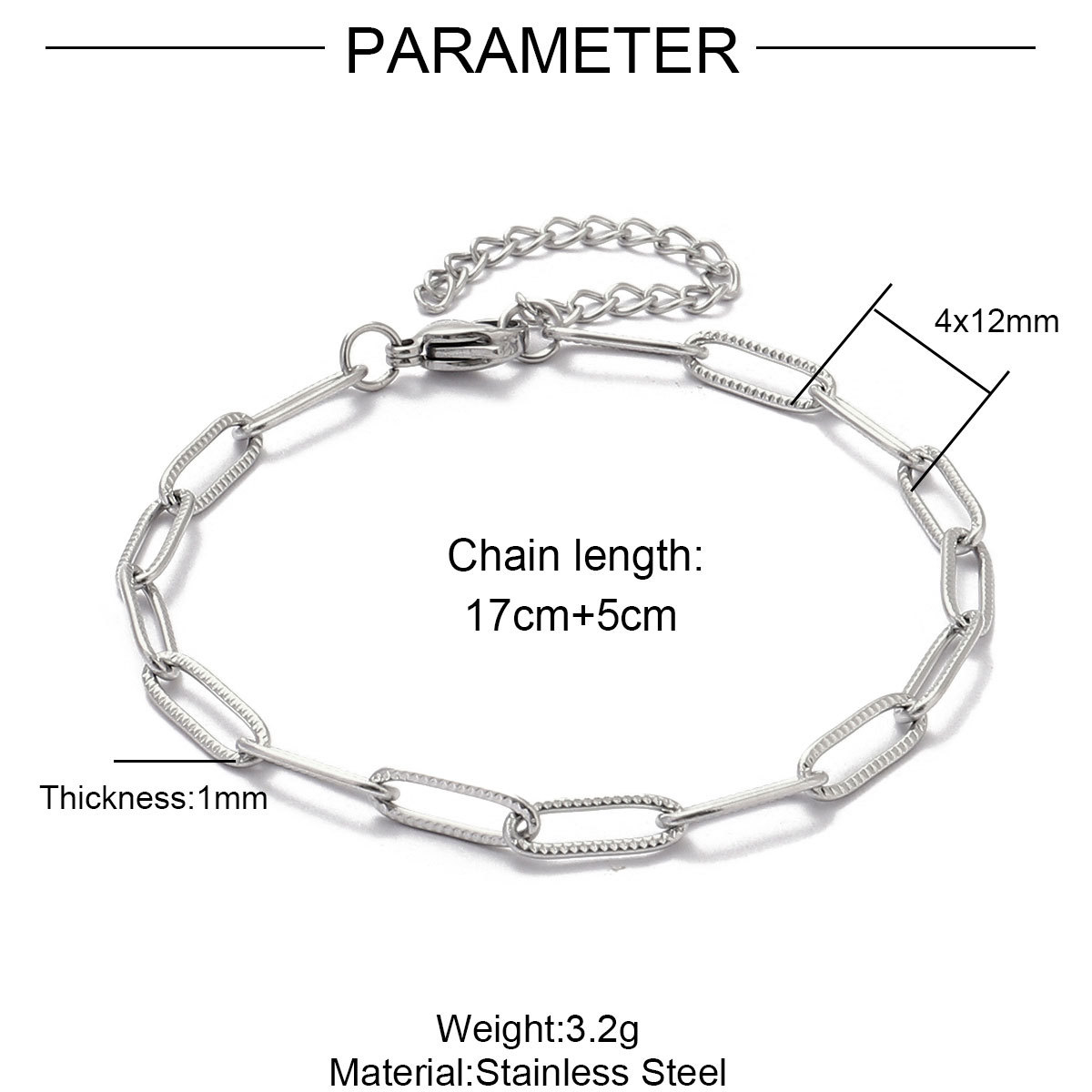 7:1*4*12 long flat embossed 17 and 5 steel color