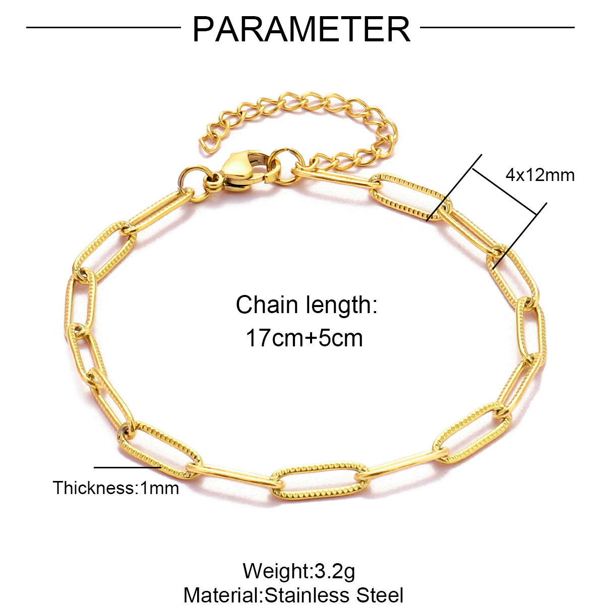 8:1*4*12 long flat embossed 17 and 5 gold