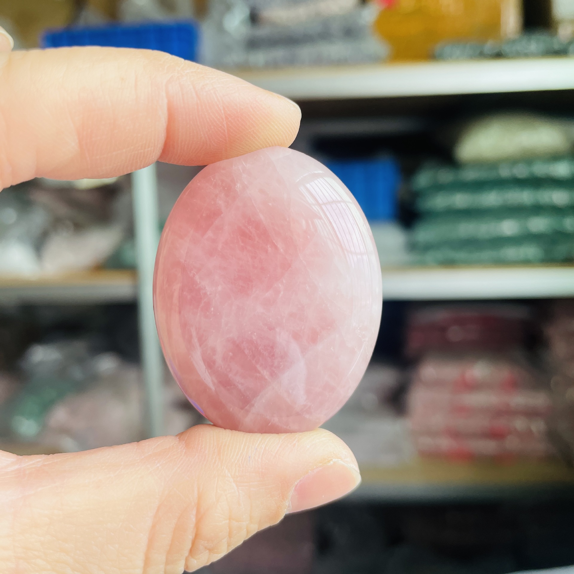 Pink crystal [45*35 * 15MM]]