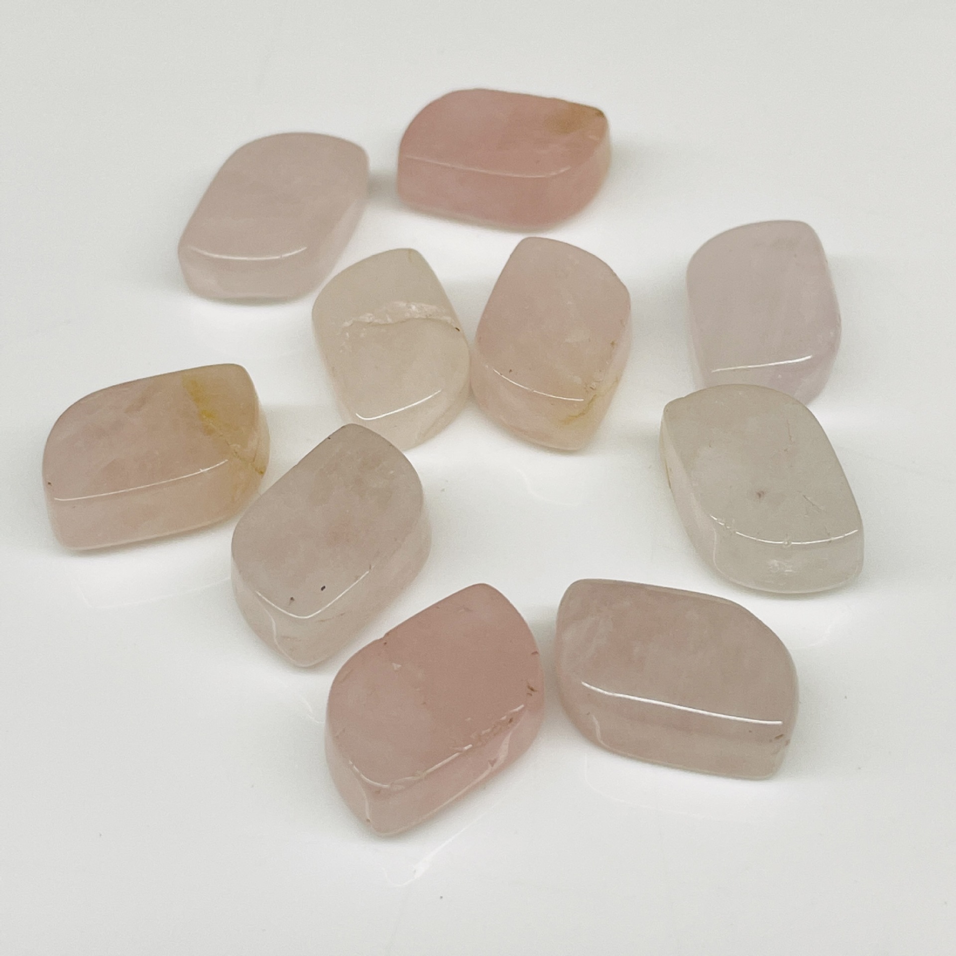 Pink crystal [15*10 * 6MM]]