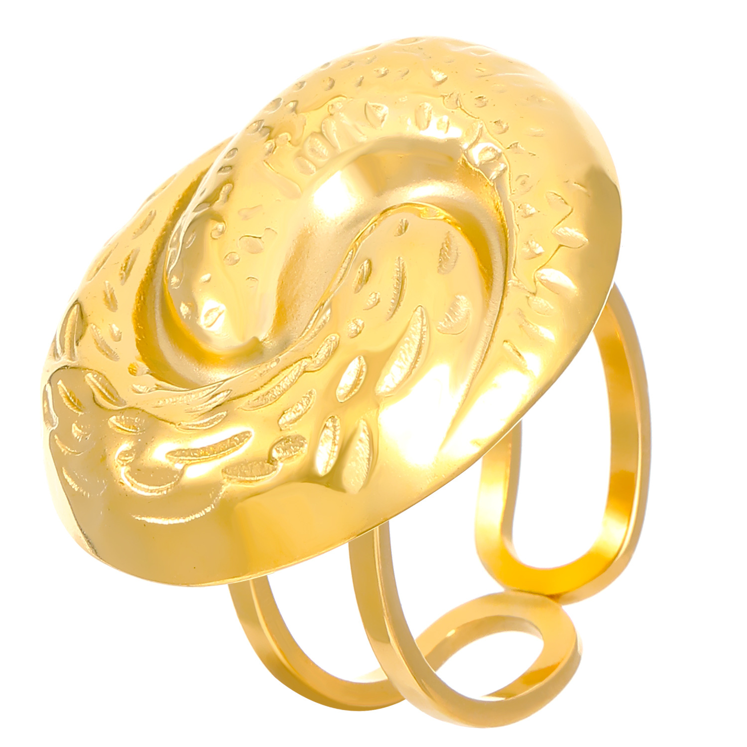 4:04 18k real gold snail 3888