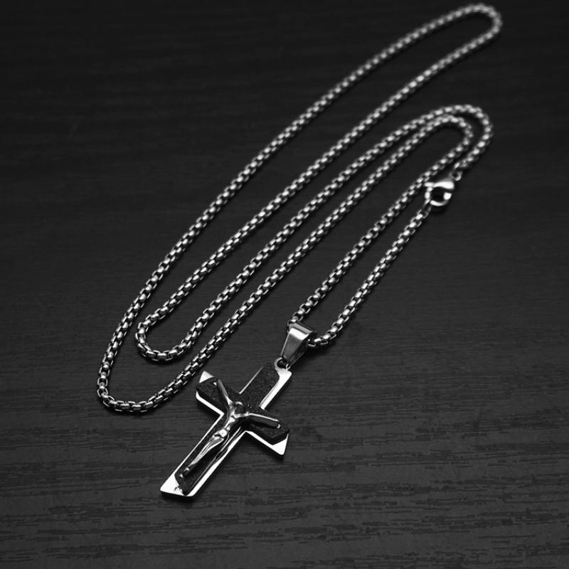 9:Black with 2mm55cm square pearl chain