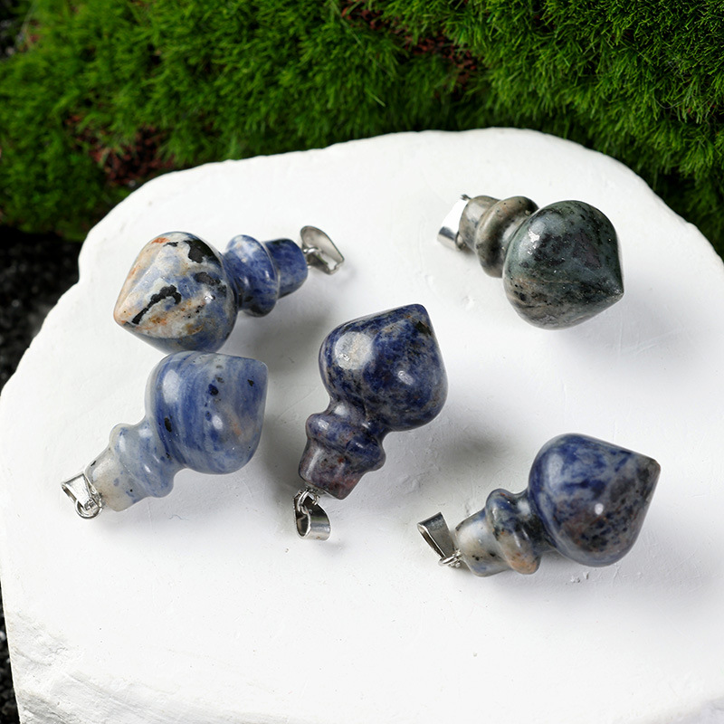 A blue stone pendant