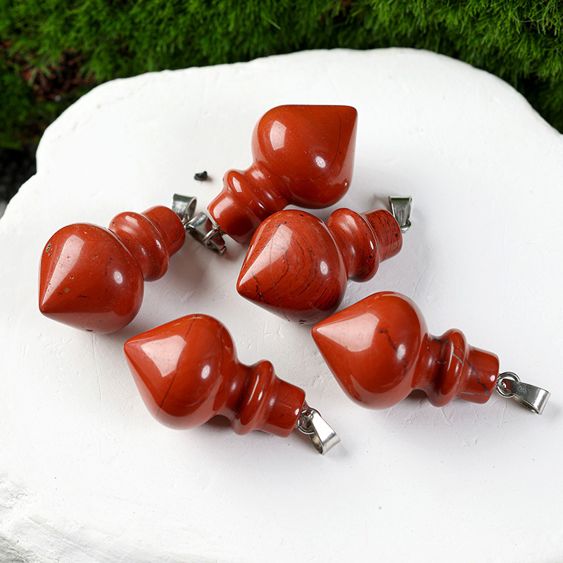 A red jasper pendant